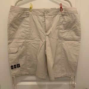 St. John’s Bay light khaki Bermuda shorts